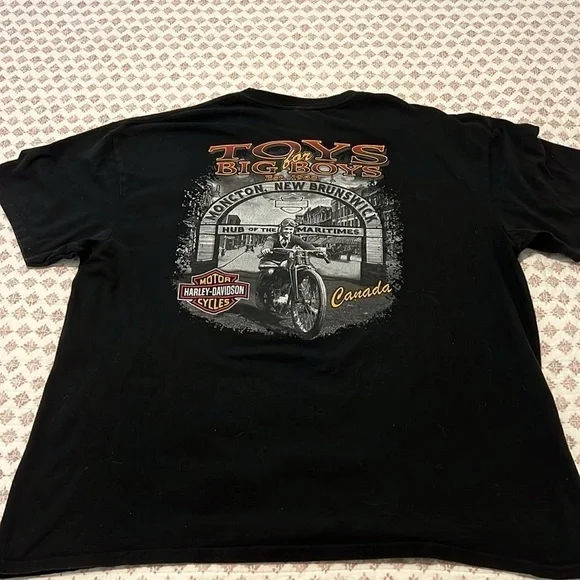 Harley Davidson Motorcycles Toys for Big Boys New Brunswick Canada T-shirt 2XL - Picture 2 of 11